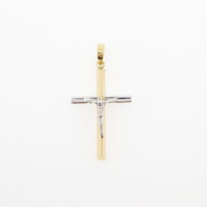CRUZ BIC. CRISTO 29 MM BRAZO TRIANG.