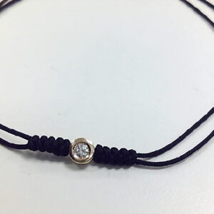 PUL. BRI. 0.06 Ct CHATON CON MACRAME
