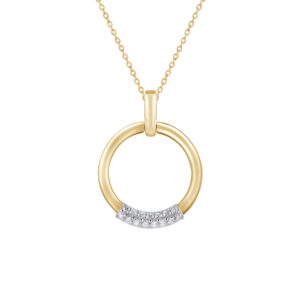 COLG. BRI. 0.13 Ct ARO CON PAVE O/A