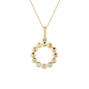 COL. BR. 0.08 Ct O/A ARO 5 CHATONES
