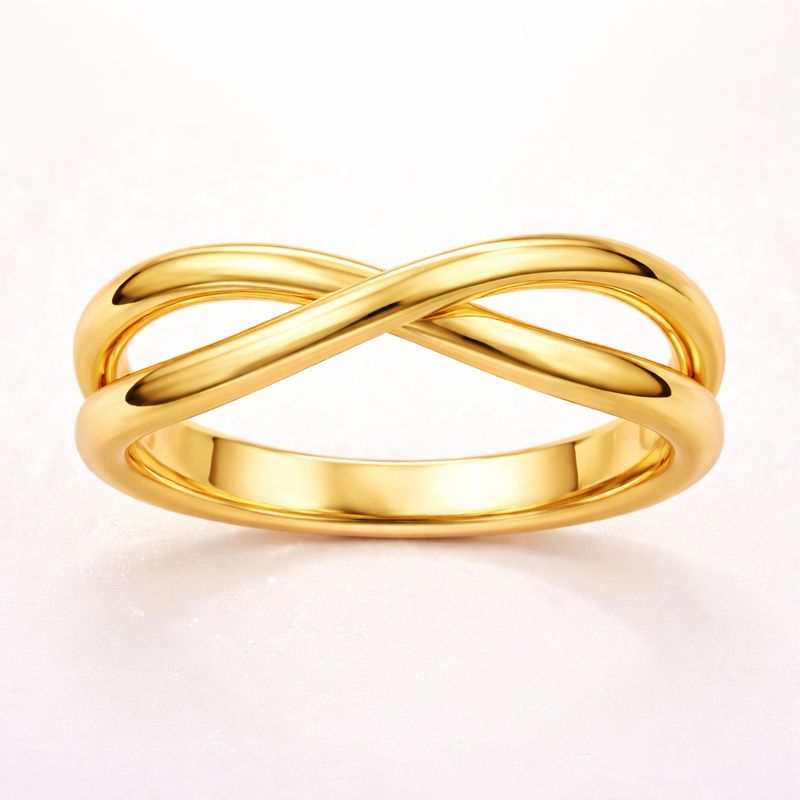 ANILLO LISO ORO AMARILLO