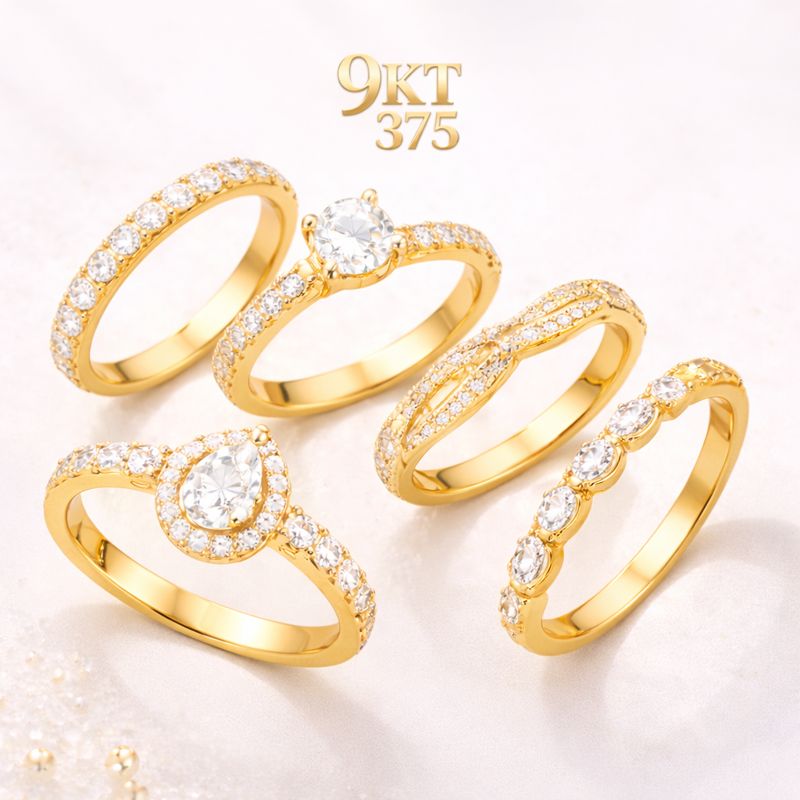 ANILLO CON CIRCONITA 9KT