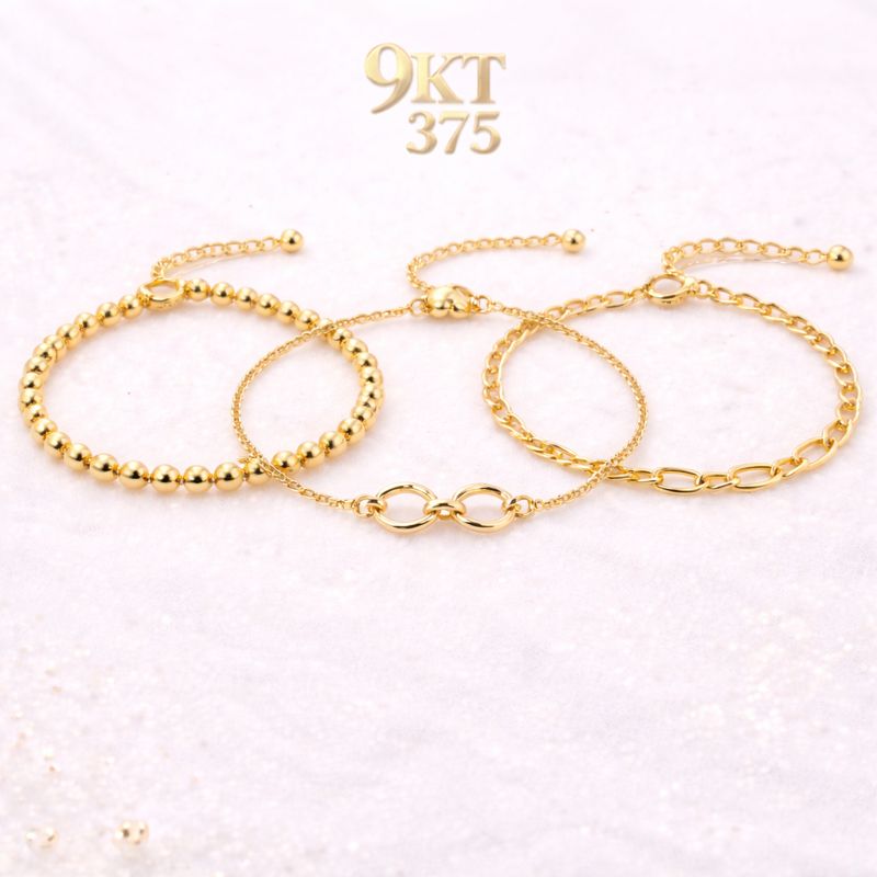 PULSERAS 9KT