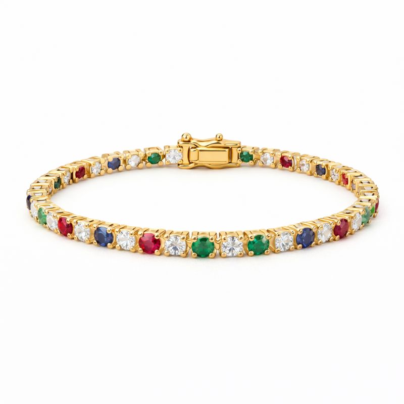 PULSERA CON BRILLANTE Y/O PIEDRA FINA