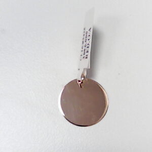 COLG. O/A PLAQ. REDONDA GDE 15MM