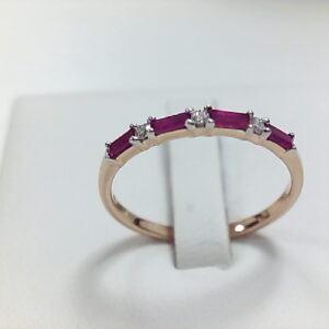 AN BR 0,05KTS+RUBIS BAGUETTE O/R