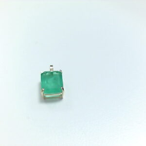 COLG. CUARZO VERDE 10X8 MM O/A