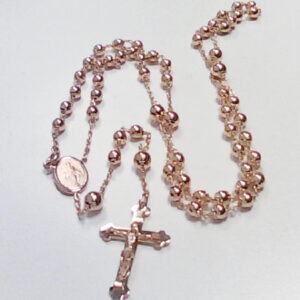 ROSARIO O/A BOLAS 5MM 55CM+CRISTO