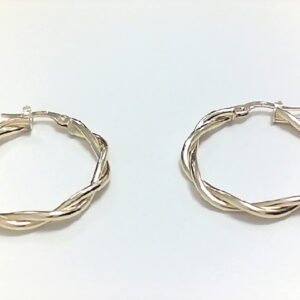 ARO O/A DOBLE HILO ENLAZADO 20 MM