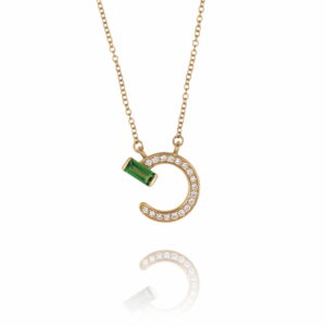 GAR. BR.0.07 CT + TSAVORITA 0.15 CT O/A