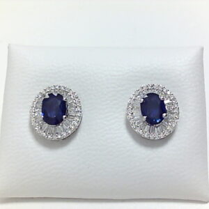PTE. BRILL. 0.78 CT + ZAFIRO AZUL 2 CT