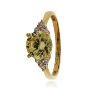 ANILLO CIRCO BCO/AMARILLO O/A