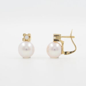 TU/YO BRI. 0.11 Ct GRAPA CUADR PERLA 9MM