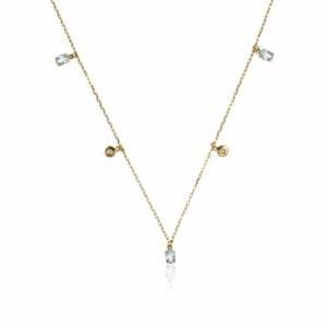 GAR. BRI. 0.02 Ct + AGUAMARINAS