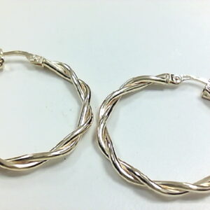 ARO O/A DOBLE HILO ENLAZADOS 25 MM