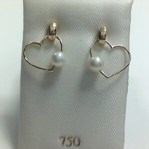 PTE. PERLA O/A SILUETA CORAZON