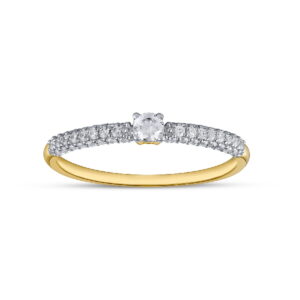 AN BRI. 0.10 CENTRAL + 0.27 Ct O/A