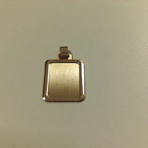 PLACA O/A SATIN BISEL BRILLO 13 X 17 MM