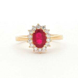 AN.BR.0.22 Ct + RUBI 0.98 Ct TIPO DI O/A