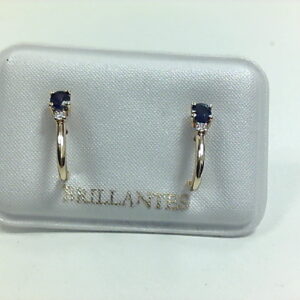 1/2 ARO BRI. 0.036 Ct + ZAFIRO O/A PRE