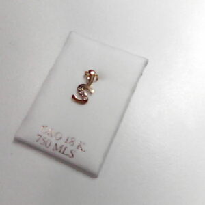 COLG. CIRC.LETRA S MINI O/A