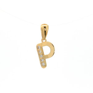 COLG. LETRA P CIRC. O/A