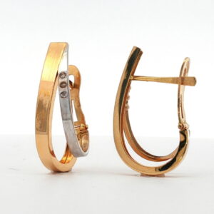 1/2 ARO CIRC. 20x8MM BICOLOR