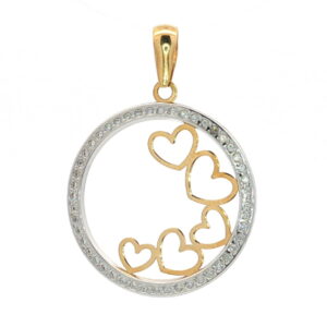 COLG. CIRCO. CALADO CORAZONES O/A