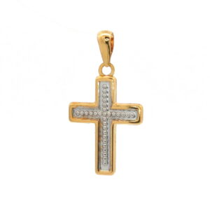 CRUZ BICOLOR BOLITAS 17 MM