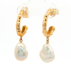 PTE. PERLA BARROCA 1/2 ARO PRESION