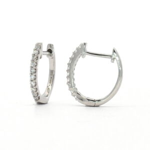 AROS BRILL. 0.16 Ct GRAPA O/B