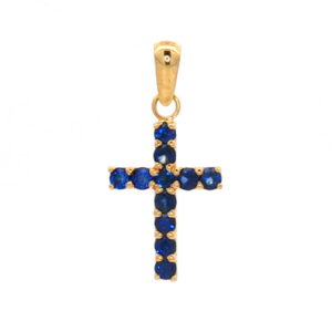 CRUZ O/A ZAFIROS 10X16 MM 750