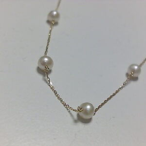 GAR. O/A CADENA CON PERLAS 5 MM