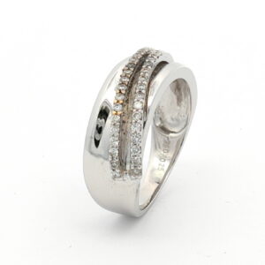 ANILLO OB BRI 0,25 CT X 2 TIRAS BRS