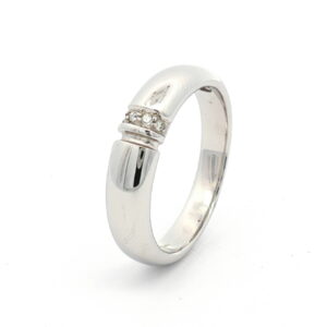 ANILLO OB 0,30 CT RAYA PAVE