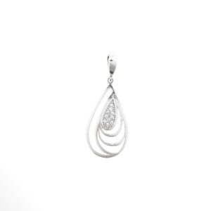 COLG OB  BRILL. 0.05 CT FILIGRANA OVAL