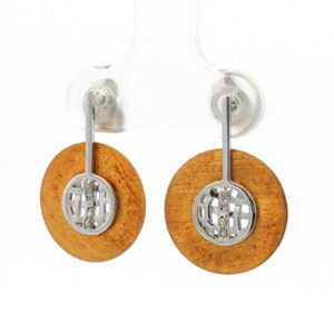 PEND BICOLOR BRI 0,04 CT DISCOS OA MATE