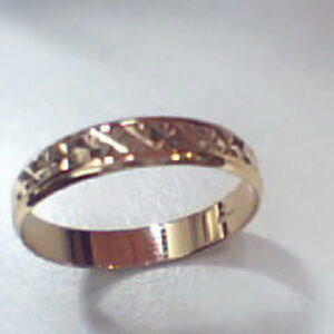 ALIANZA O/A 4MM FACETADA