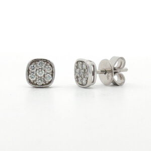 PTES. BRILL. 0.30 CT CUADRADOS PAVE