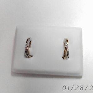 PTES. BRILL. 0.08 CT BICOLOR