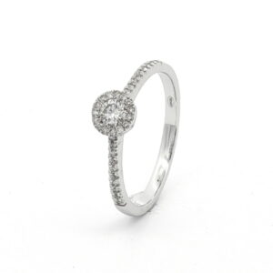 AN OB  BRILL. 0.25 CT ROSETON RED