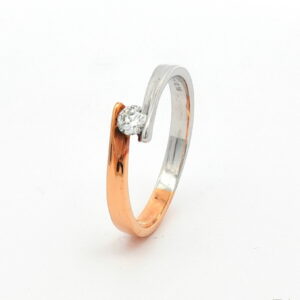 SOL BICOLOR 1 BR. 0.155 CT BRAZOS CRUZAD