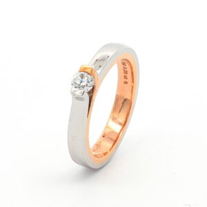 SOLIT BICOLOR BCO/ROSA BR 0.25 CT