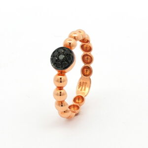 AN OROSA  BR 0.12 CT NEGRO BOLITAS