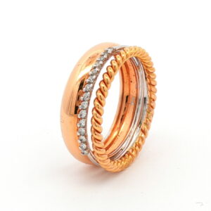 AN OROSA  BRI. 0.09 CT  3 BANDAS