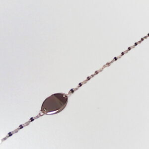 NMO 14 CM PLACA OVAL CADENA FANTASIA