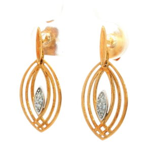 PTES. BRILL 0.04 CT  BICOLOR FILIGRANAS