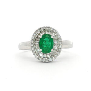 AN ROSET BR. 0.44 CT ESM 0.9 CT BR/BAGUE