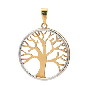 COLG. BICOLOR ARBOL DE LA VIDA 23 MM