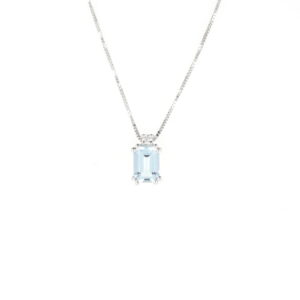 GA. BRI. 0.03 + AGUAMARINA 0.87 CT